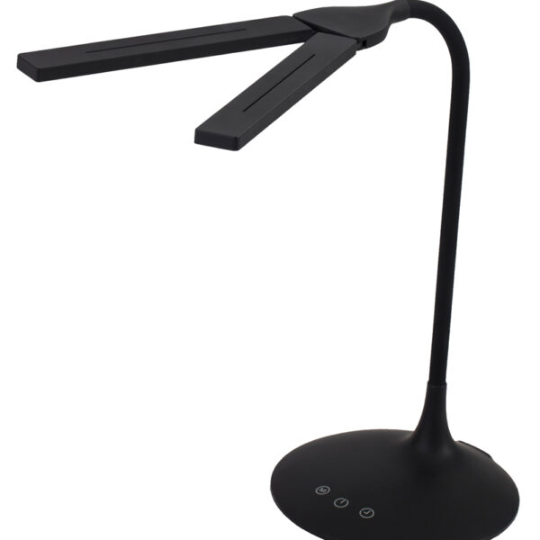 ALBA - Oplaadbare LED-Tafellamp 'LEDTWIN' - Draadloos - Kleur: Zwart