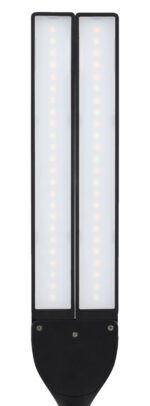 ALBA - Oplaadbare LED-Tafellamp 'LEDTWIN' - Draadloos - Kleur: Zwart