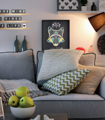 Securit letterlijst LETTER SHELF, teak-hout