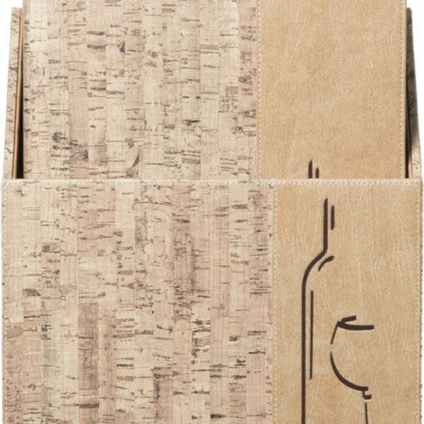 Securit wijnkaart-map DESIGN CORK, A4, 10 in box