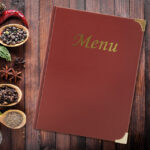 Securit menukaart-map BASIC, DIN A4, wijnrood