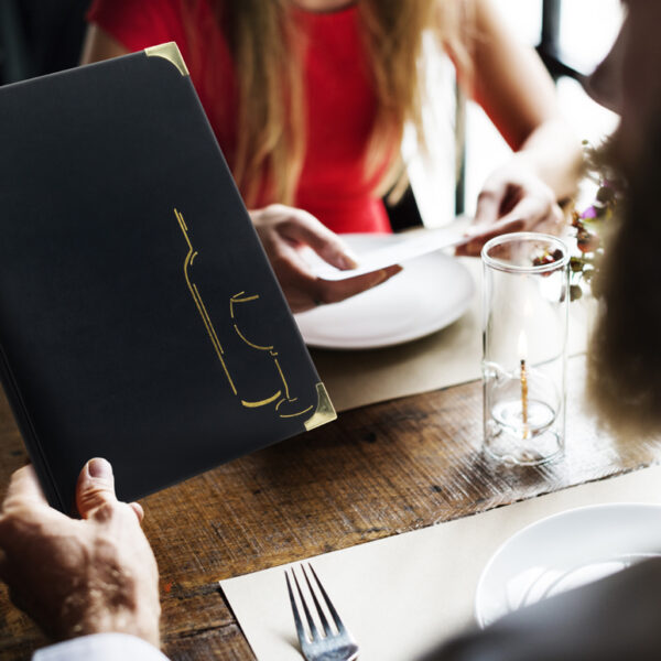 Securit drankenkaartmap BASIC, A4, zwart