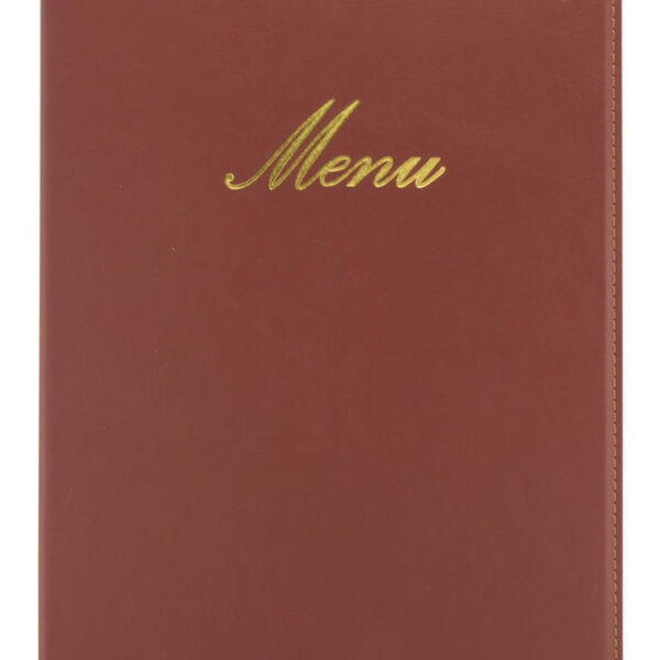 Securit menukaart-map CLASSIC, A4, wijnrood