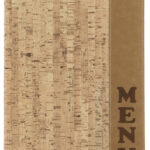 Securit menukaart-map DESIGN CORK, DIN A4, beige