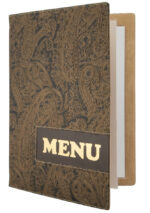 Securit menukaart-map DESIGN PAISLEY, DIN A4