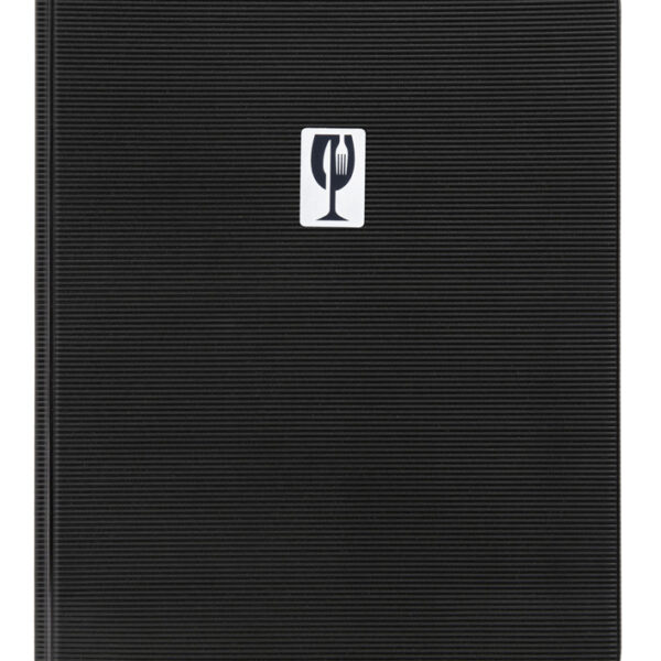 Securit menukaart-map ESSENTIAL, A4, zwart