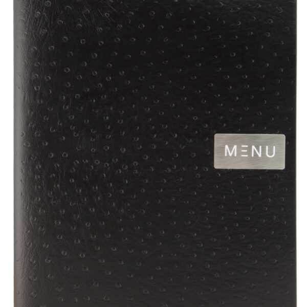 Securit menukaart-map EGO, DIN A4, leer, zwart