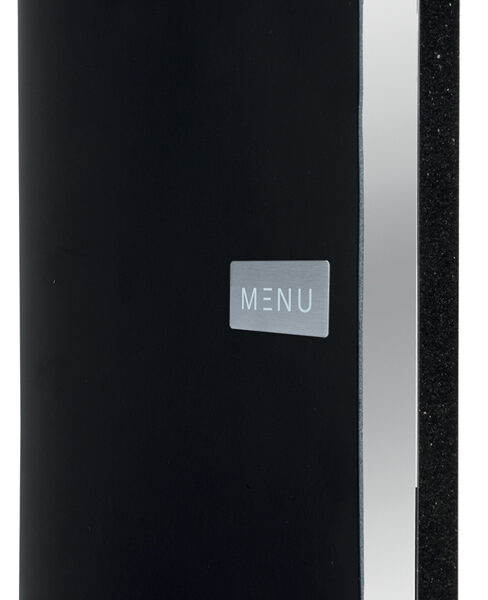 Securit menukaart-map ROYAL, DIN A4, leer, zwart