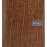 Securit menukaartmap 'RUGA', DIN A4, van leer, bruin