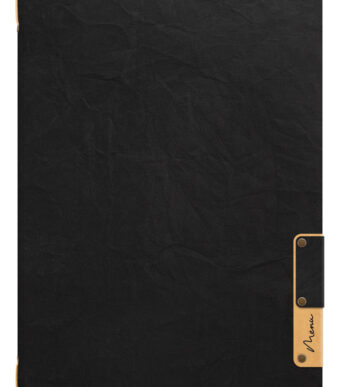 Securit menukaartmap 'Nature Collection', A4, zwart