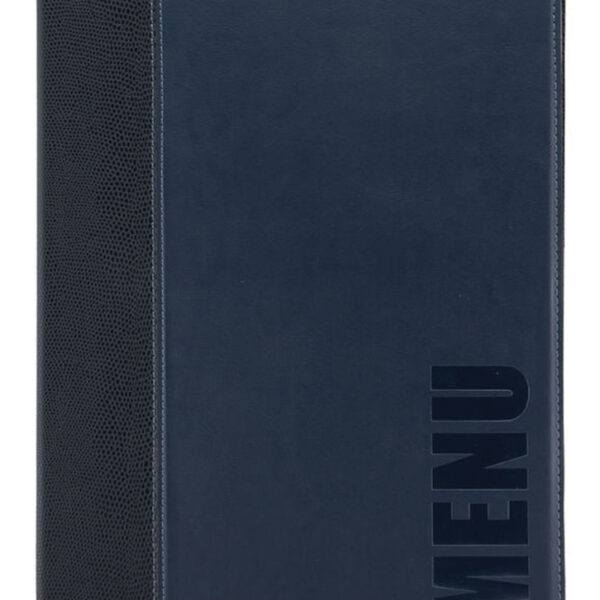 Securit menukaart-map TRENDY, A4, blauw