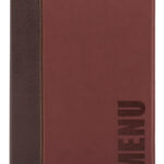 Securit menukaart-map TRENDY, A4, wijnrood