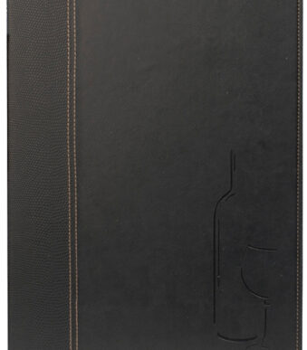 Securit wijnkaart TRENDY, DIN A4, zwart