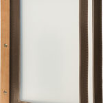 Securit menukaart-map WOOD, DIN A4, bruin