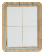 Securit vitrinekast GLASS STAR, 4 x DIN A4 pagina's, eiken