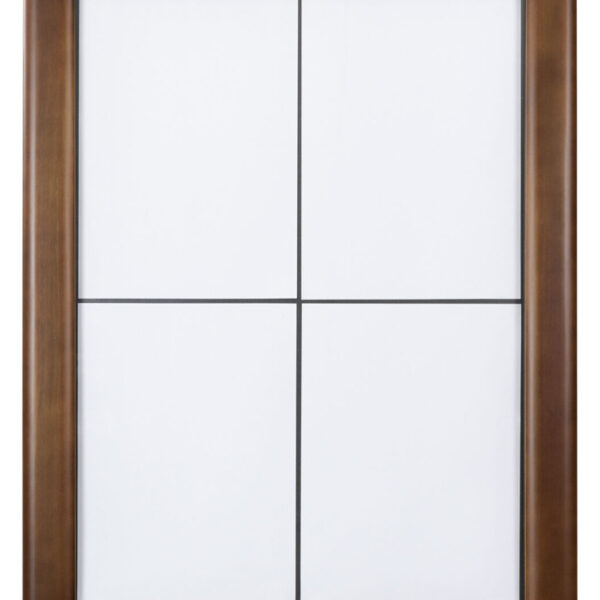 Securit LED-menukast CLASSIC, 4 x DIN A4, donkerbruin