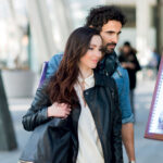 Securit LED-vitrinekast CLASSIC, 4 x DIN A4, teak