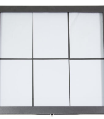 Securit LED-menukast COATED STEEL, 6 x DIN A4