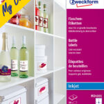 AVERY Zweckform My Design inkjet fles-etiketten