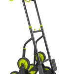 Wonday stalen-buis trappensteekwagen, 2 drie-armige wielsterren