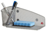 ALBA accessoirehouder ´MESHTAB´ voor whiteboard, zilvergrijs