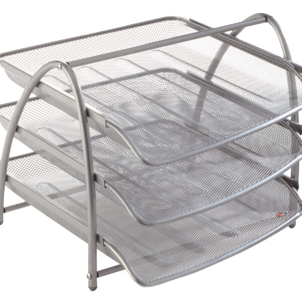 ALBA brievenbakje MESHTRAY3, DIN A4, draadijzer, grijs