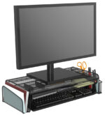 ALBA monitorstandaard MESHUP N, draadijzer, zwart