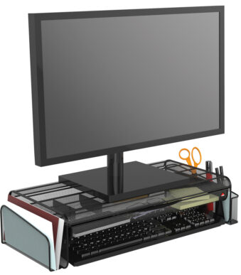 ALBA monitorstandaard MESHUP N, draadijzer, zwart