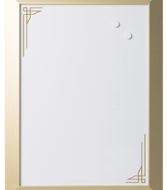 Bi-Office Design-whiteboard Kamashi, 600 x 450 mm, goud