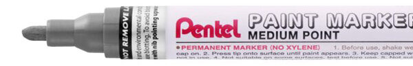 PentelArts lakmarker MMP10, 2,5 mm, metallic-zwart
