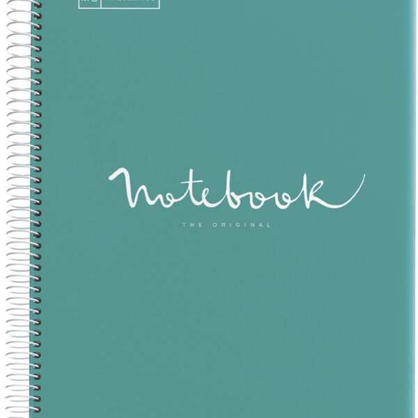 MIQUELRIUS collegeblok 'Notebook EMOTIONS', DIN A4, turquoise, seyès