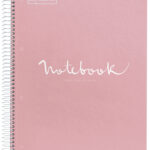 MIQUELRIUS collegeblok 'Notebook EMOTIONS', DIN A4, rose, seyès