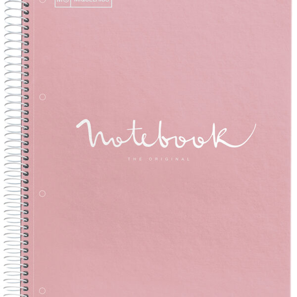 MIQUELRIUS collegeblok 'Notebook EMOTIONS', DIN A4, rose, seyès