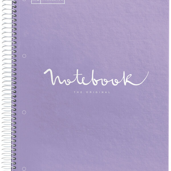 MIQUELRIUS collegeblok 'Notebook EMOTIONS', DIN A4, lila, seyès