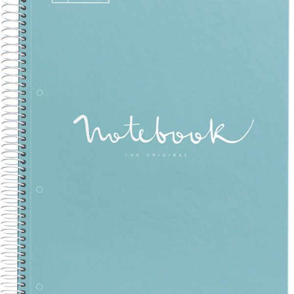 MIQUELRIUS collegeblok 'Notebook EMOTIONS', DIN A4, lichtblauw, geruit
