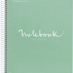 MIQUELRIUS collegeblok 'Notebook EMOTIONS', DIN A4, mint, geruit
