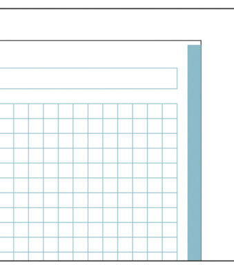 MIQUELRIUS collegeblok 'Notebook THE ORIGINAL', DIN A4, blauw, geruit