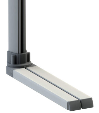 FRANKEN steunpoten voor bord PRO, inklapbaar, aluminium