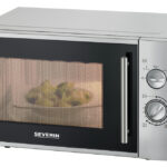 SEVERIN magnetron MW 7772, 900 Watt, zilver / zwart