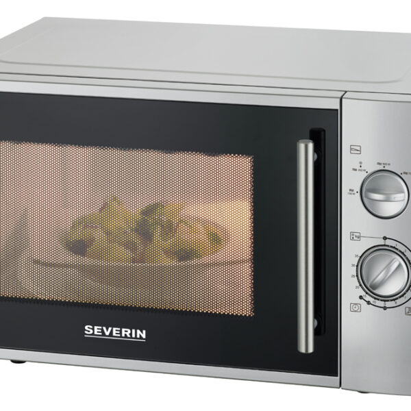 SEVERIN magnetron MW 7772, 900 Watt, zilver / zwart