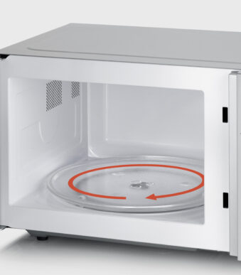 SEVERIN magnetron MW 7772, 900 Watt, zilver / zwart