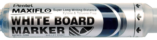 Pentel Whiteboardmarker MAXIFLO MWL5M, ronde punt, 2,1 mm, blauw