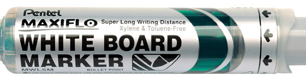 Pentel Whiteboardmarker MAXIFLO MWL5M, ronde punt, 2,1 mm, groen