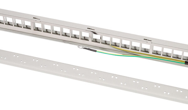 LogiLink 19' Keystone Patch Panel, 24 poorts, afgeschermd