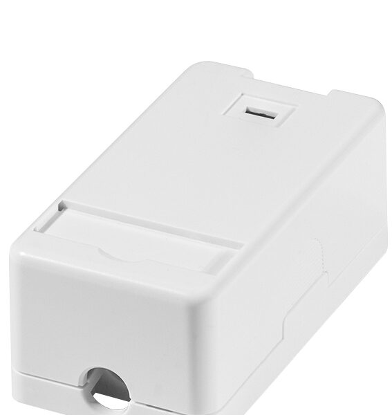 LogiLink opbouwdoos voor Keystone modules, 1-voudig, wit