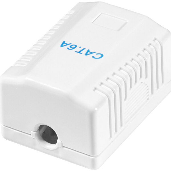 LogiLink aansluitdoos Cat.6A met opbouwdoos, 1x RJ45, wit