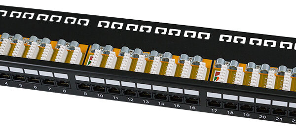 LogiLink 19' Patch Panel Cat. 6A, niet afgeschermd, 24 poorts, 1 HE