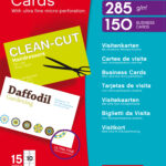 agipa visitekaartjes, 85 x 54 mm, wit, 285 g/m2