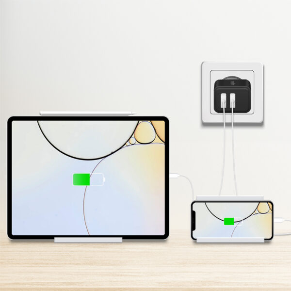 LogiLink USB-stopcontactadapter, 2x USB-A, 12 watt, zwart