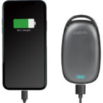 LogiLink Powerbank & Handverwarmer, 4.000 mAh, grijs